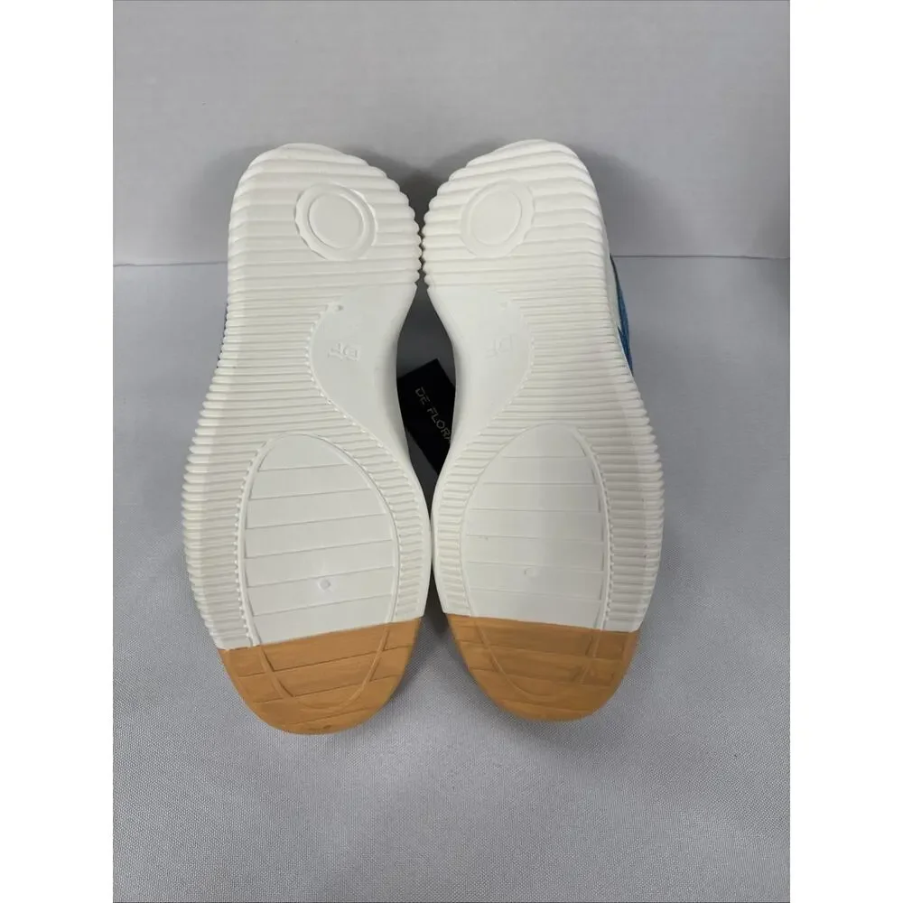 De Florance Cloudea Vintage Sneakers White Blue Low Top Women’s US 11 NWT